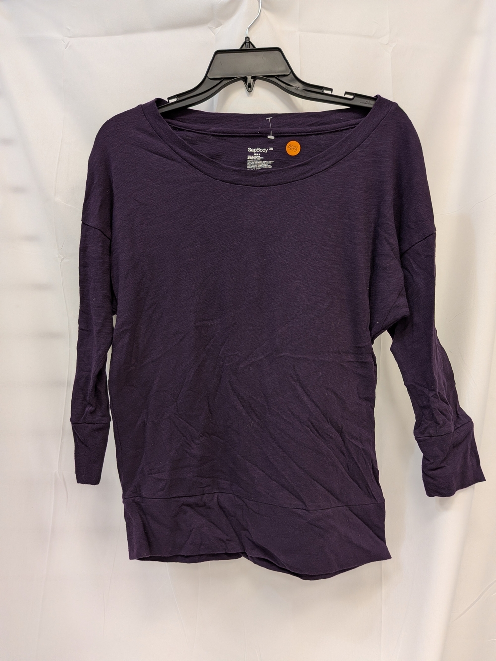 GAP Deep Purple Boatneck Long-Sleeve Tee